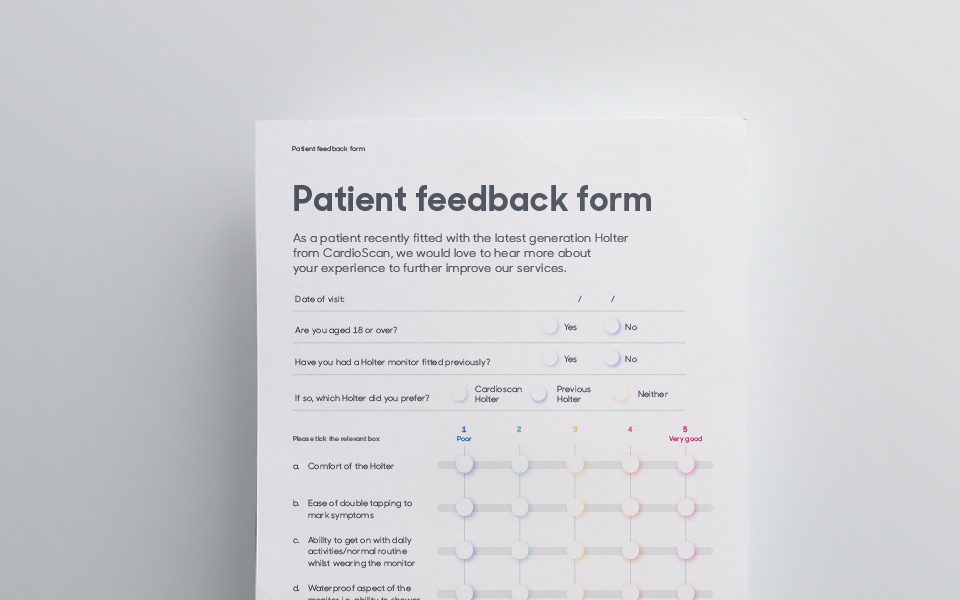 patient feedback form